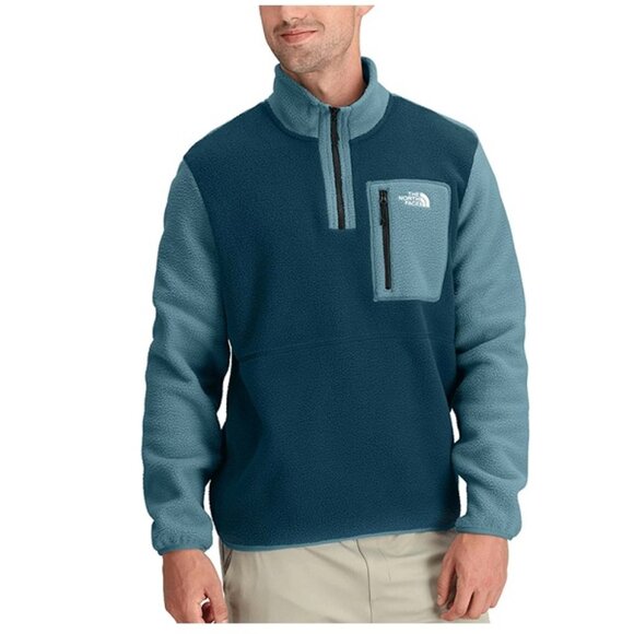 NEW North Face Mens Yumiori 1/4 Zip Fleece Pullover Top Sweater XL NWT RARE - Picture 1 of 13